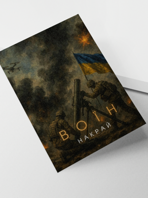 Плакат А3 Воїн - Накрай